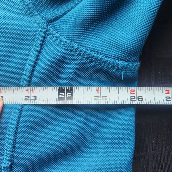 Port Authority Jacket Men XL (Blue Glacier) PIQUE Long Sleeve Fleece F222 - Picture 7 of 7